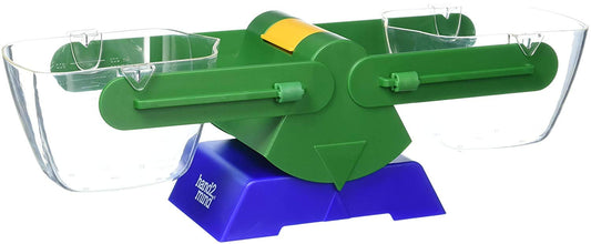 hand2mind Balanza de plástico para niños de 5 a 8 años, Forma práctica de Aprender sobre el Peso y la medición, 2 Cubos Transparentes de 1/2 litro con boquillas para Verter fácilmente (Juego de 1)