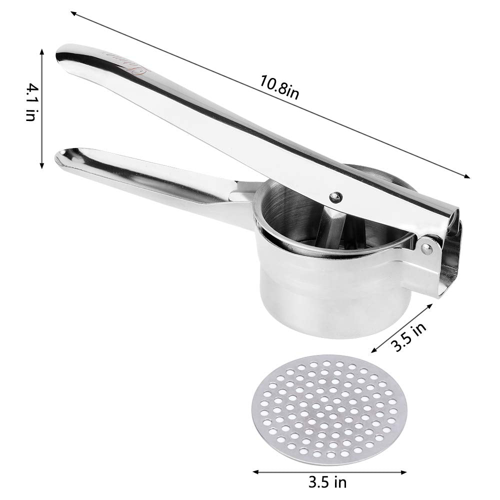 Prensador de Patatas Latauar Acero Inoxidable Ergonómico Profesional