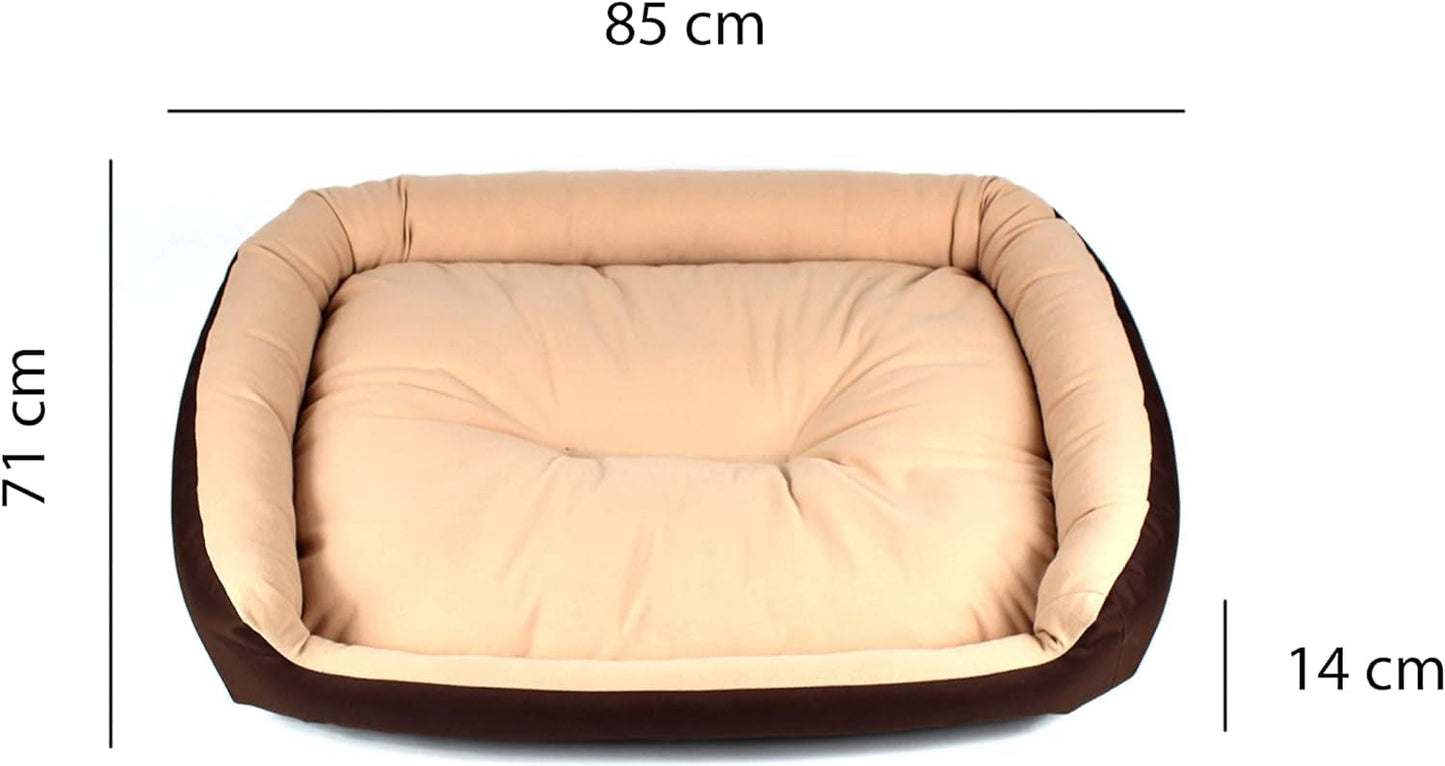 Cama para Perro Hills Cafe Beige Resistente y Confortable