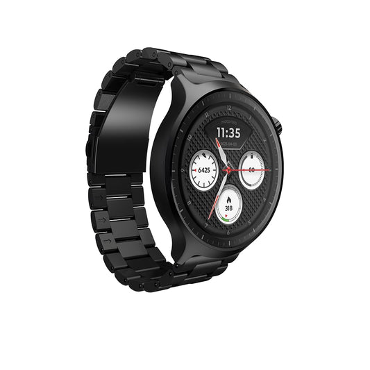 Reloj Inteligente Motorola Moto Negro con Pantalla OLED 1.4" y GPS para Dispositivos Android