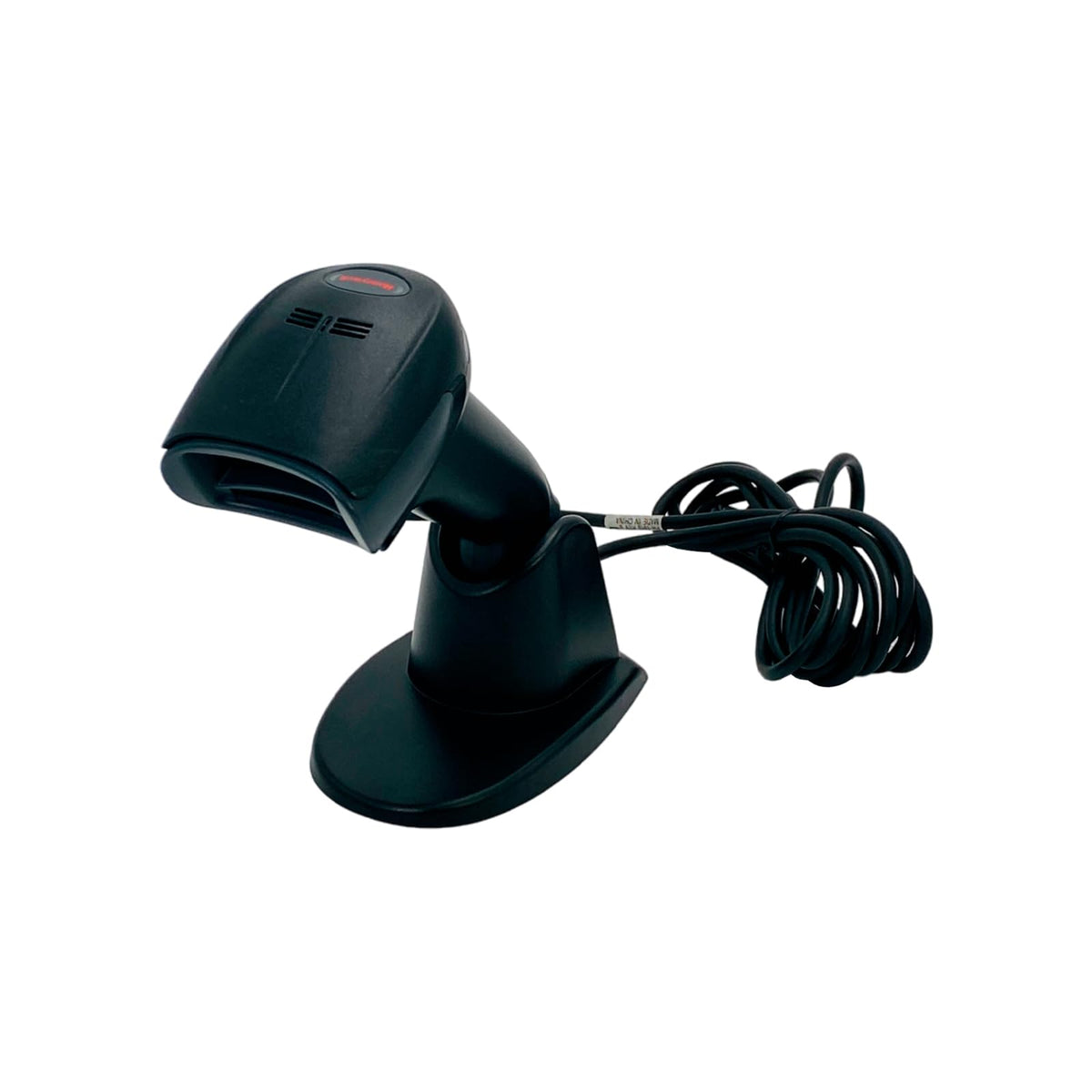 Lector de Códigos de Barras Honeywell Negro con Soporte de Trinquete Integrado y Enfoque de Rango Estándar