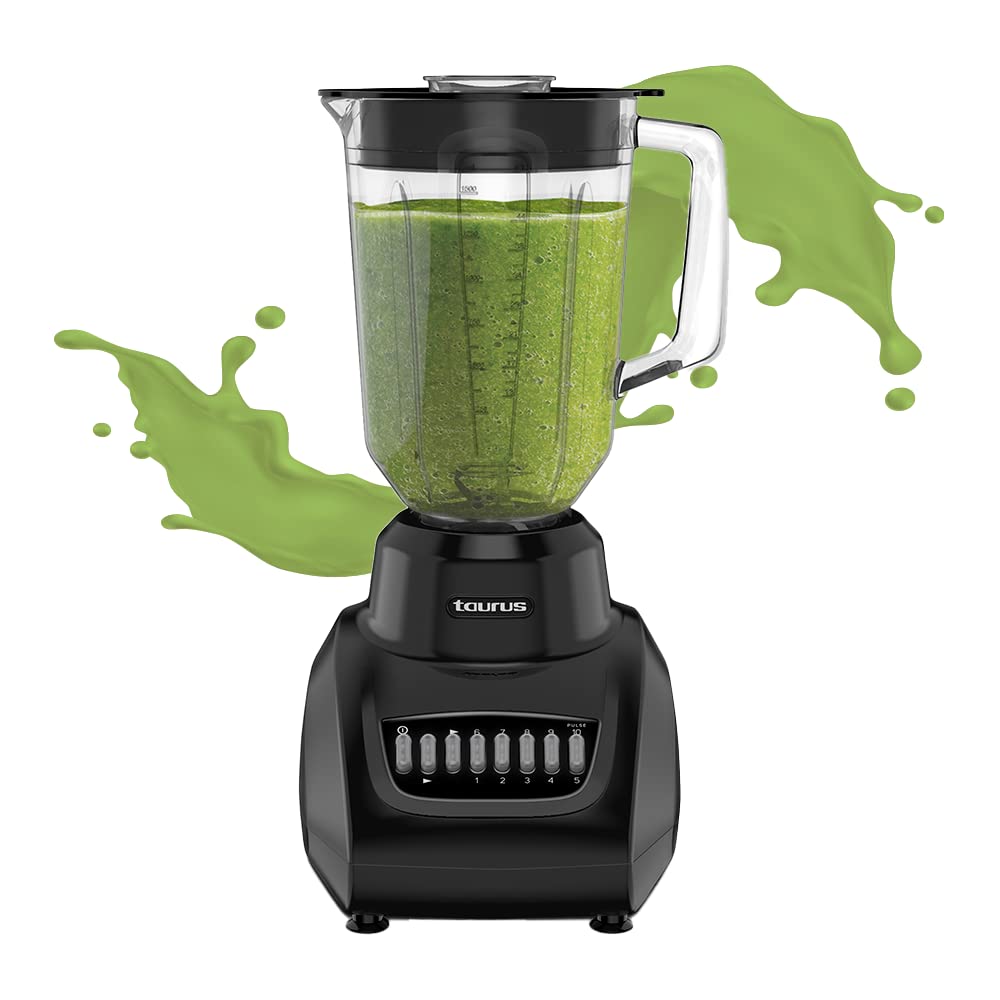 Licuadora Taurus Vitra Vidrio 1.5L 550 Watts 10 Velocidades más 4 Pulsos