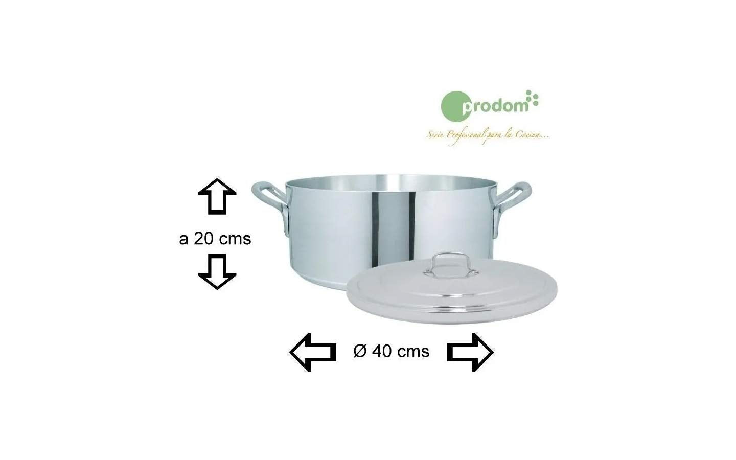 Arrocera Budinera 40 Cms, Aluminio Triple Fuerte