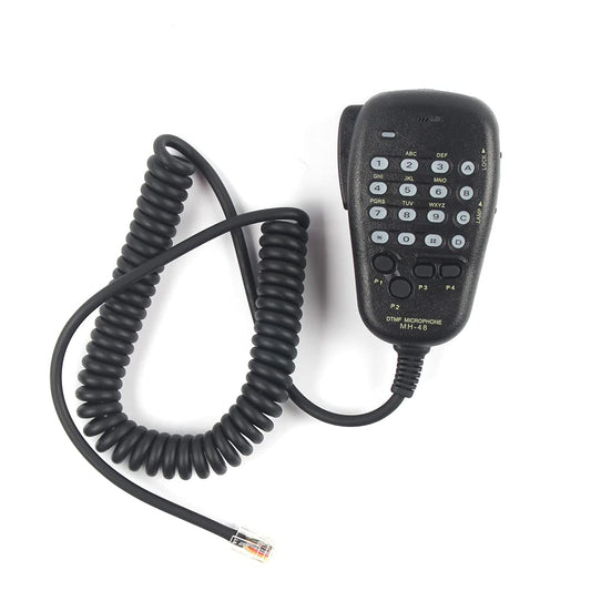 Fumei MH-48 DTMF Micrófono Altavoz MH-48A6J Teclado Micrófono Compatible con Yaesu FT100D FT-8800R FT-8900R FT-7900R FT-1807 FT-7800R FT-2900R FT-1900R