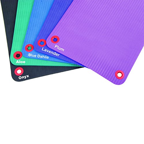 FIT1ST Fitness First EcoWise - Alfombrillas de Entrenamiento, Onyx, 23" x 69" x 3/8"