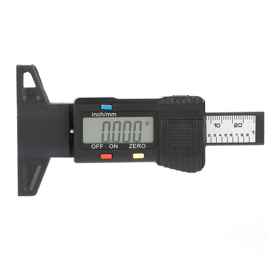 Hyuduo Medidor de Profundidad de Banda de Rodadura Digital, Medidor Medidor de Banda de Rodadura Para Coche, Camión, Moto