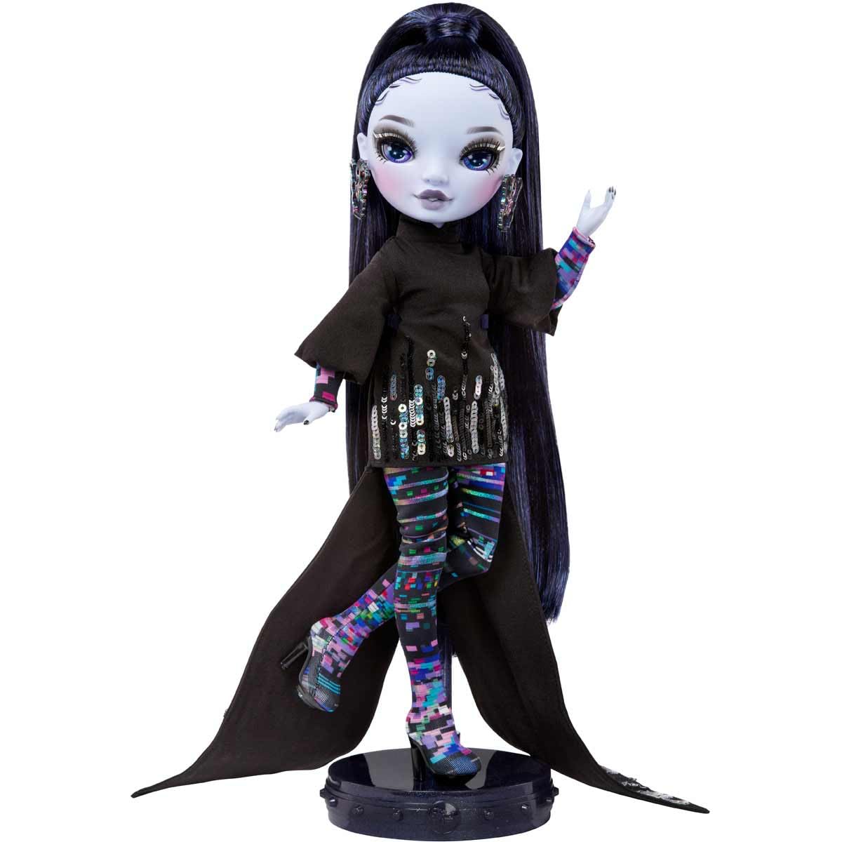 Muñeca de Moda Rainbow High Shadow High Reina Glitch Crowne Morada con Atuendo Moderno para Coleccionistas a Partir de 12 Años