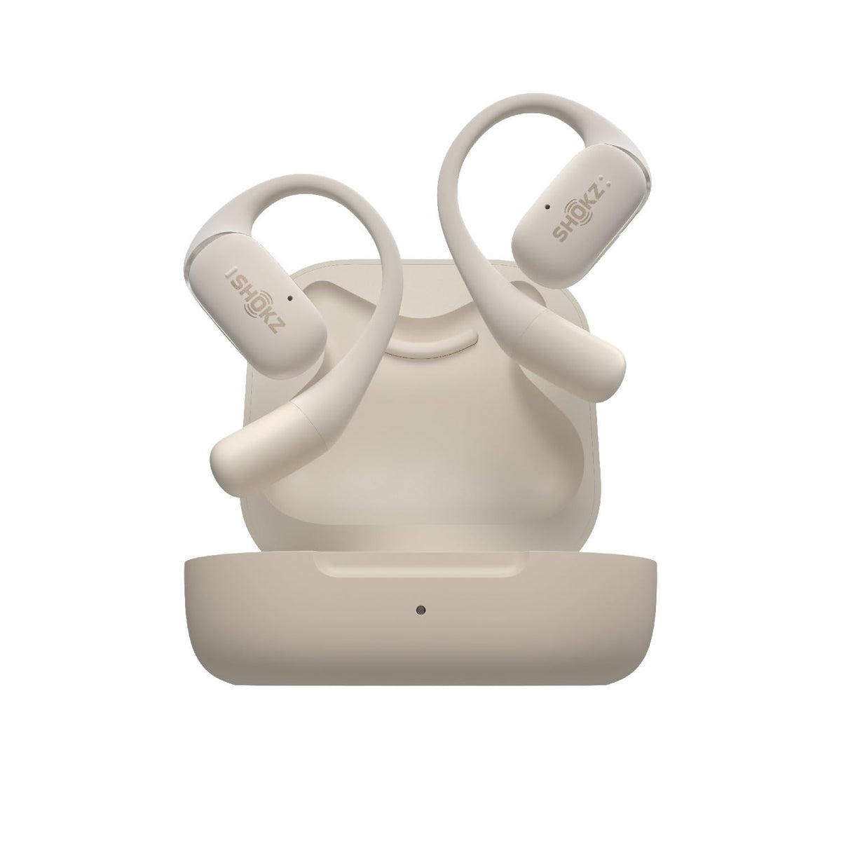 Auriculares Deportivos Shokz Beige True Wireless Bluetooth de Conducción Aérea Resistentes al Sudor y Agua