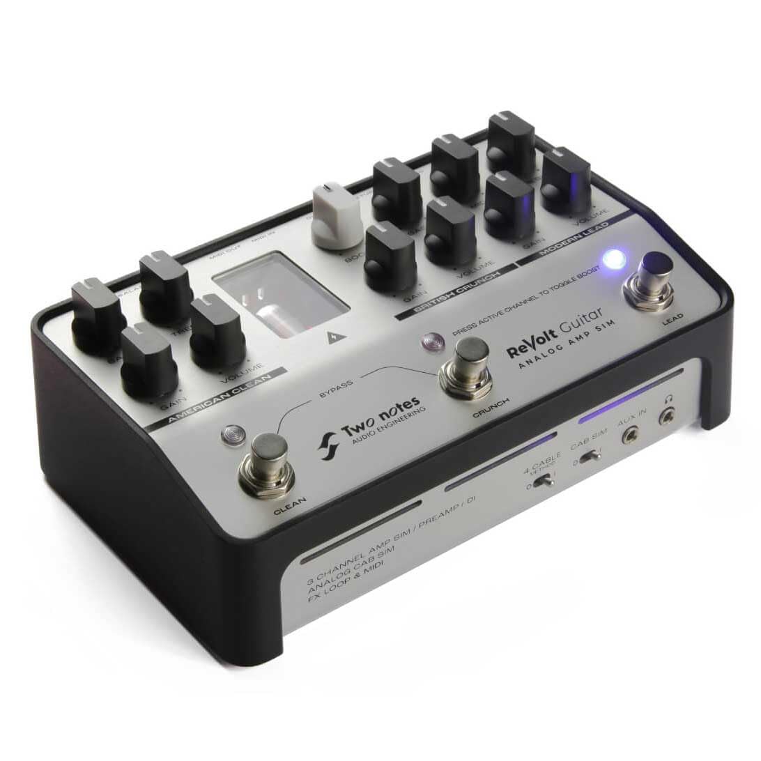 Simulador de Amplificador de Guitarra Two Notes ReVolt analógico