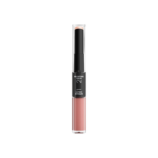 L'Oréal Paris, Infallible 24hr Lipstick, labial de larga duración de dos pasos: líquido y balsamo, Tono 803 Eternally Exposed
