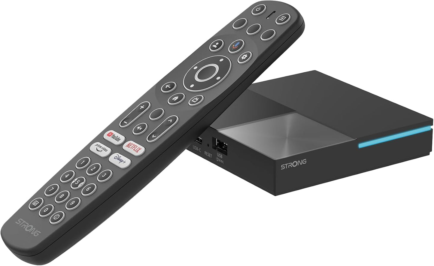 Streamingbox STRONG Leap-S3 Pro 4K UHD Ethernet Android Wi-Fi 6 Chromecast Control de Voz Google Dolby Atmos Vision
