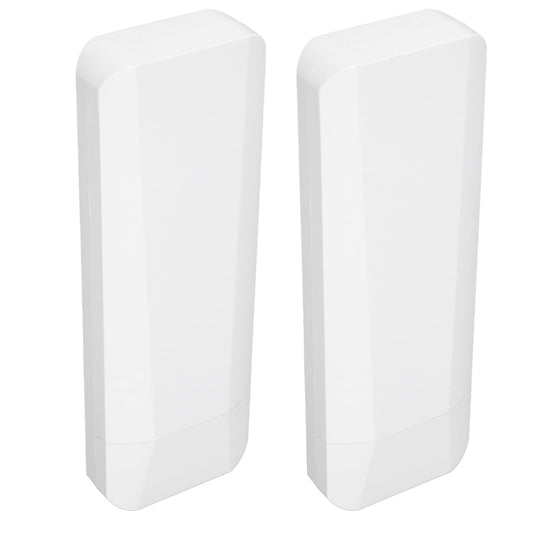 Puente WiFi Inalámbrico Starlink Blanco Larga Distancia 5.8G con 2 Puertos LAN RJ 45 y Antena Alta Ganancia