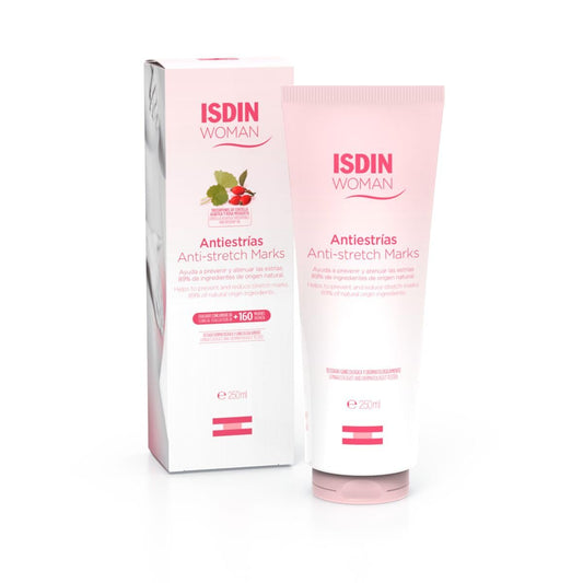 ISDIN Woman Antiestrías Crema 250ml | Previene y atenúa estrías