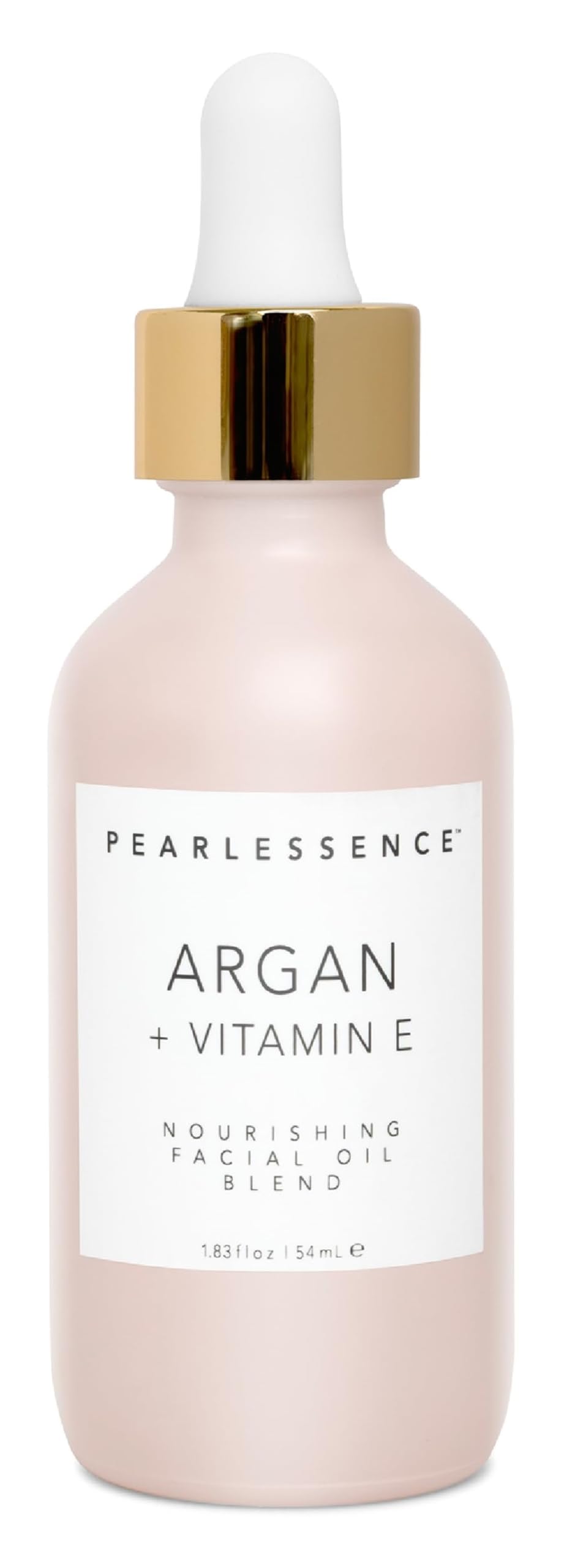 Pearlessence Aceite facial de argán y vitamina E, potente hidratación para ayudar a equilibrar, revivir y rejuvenecer la piel, fabricado en Estados Unidos, libre de crueldad y sin parabenos