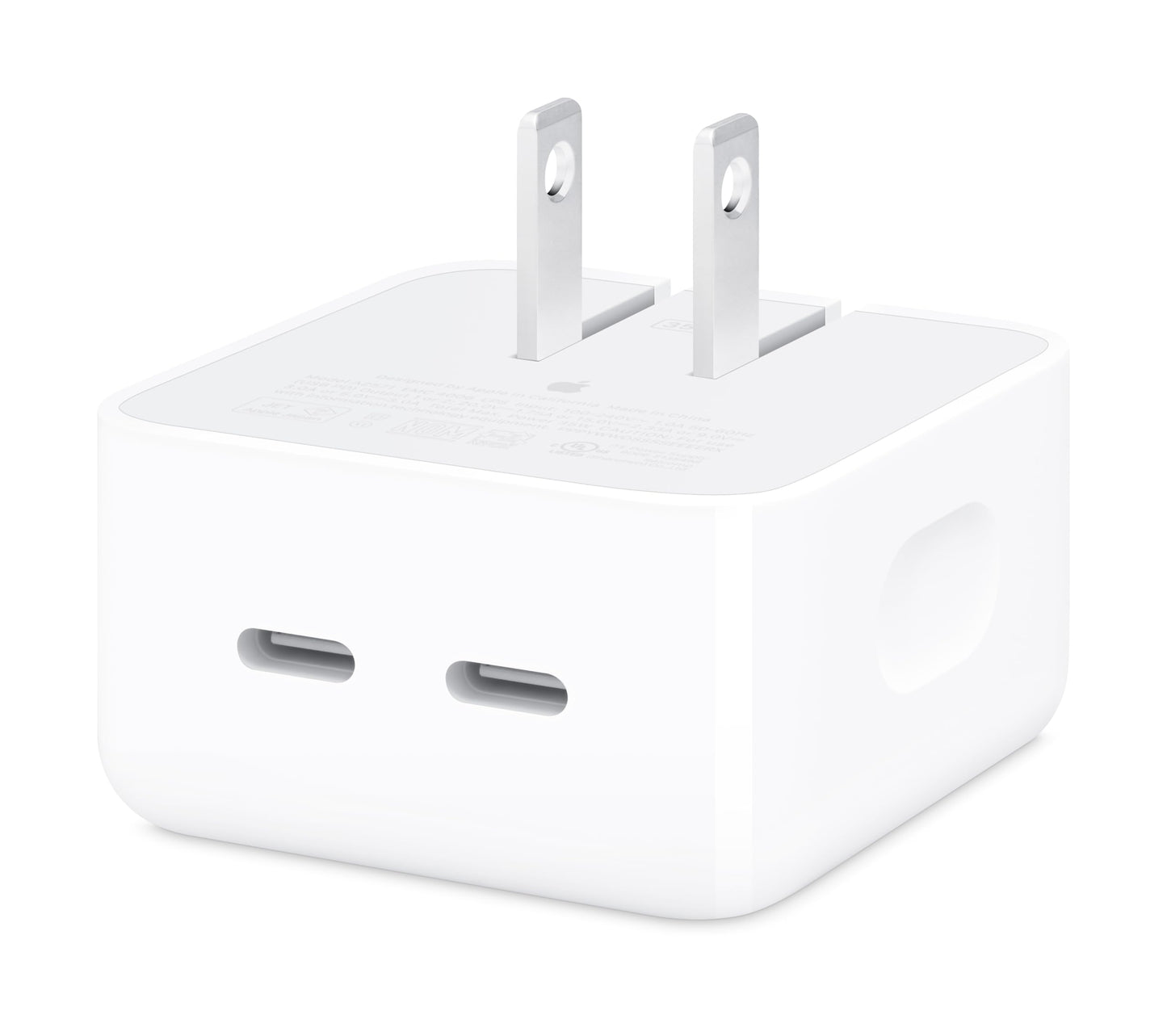 Adaptador de Corriente Compacto Apple 35W Dual USB-C