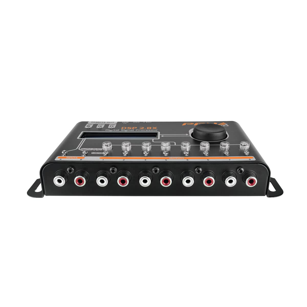 Procesador de Audio Digital PRV AUDIO 8 Canales con Crossover y Ecualizador para automóvil