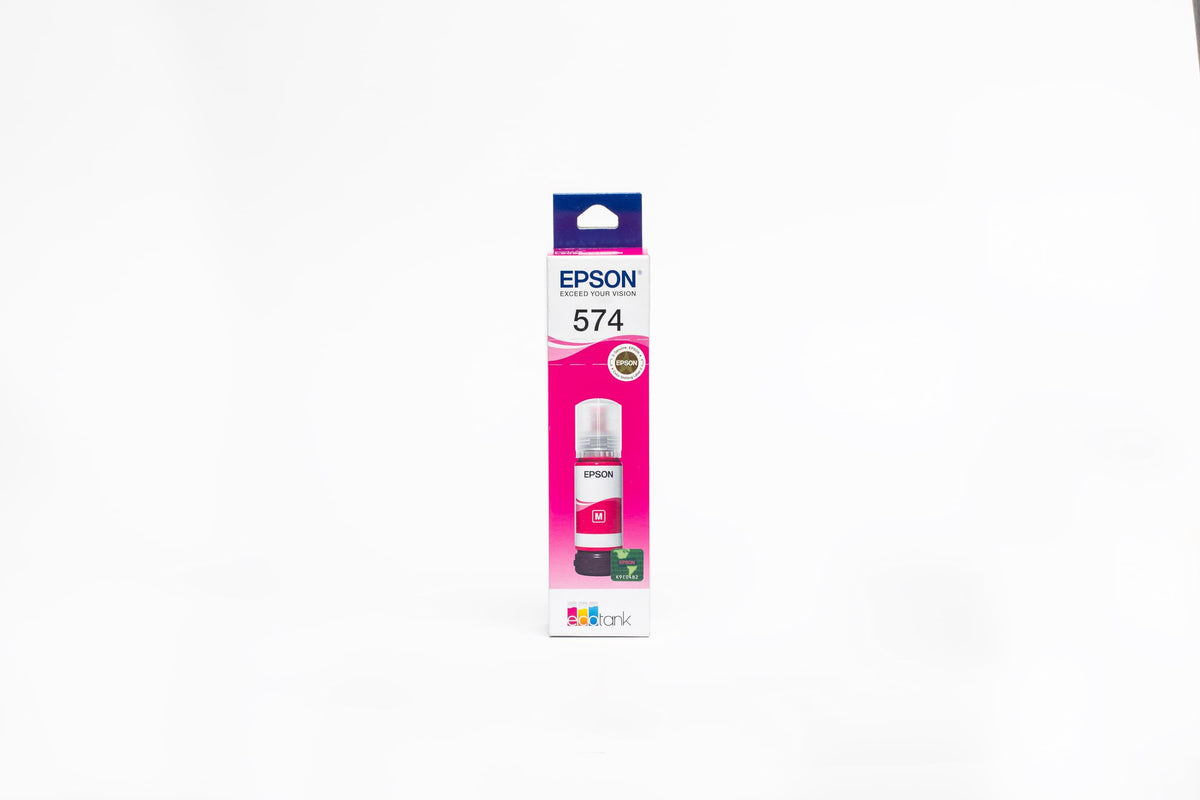Botella de Tinta Epson Magenta T574 65 ml para Impresora L8050