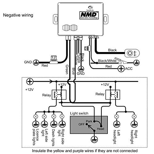Accesorios de Seguridad para Coche Sensor Automático Luces Sensor de Luz 12 V
