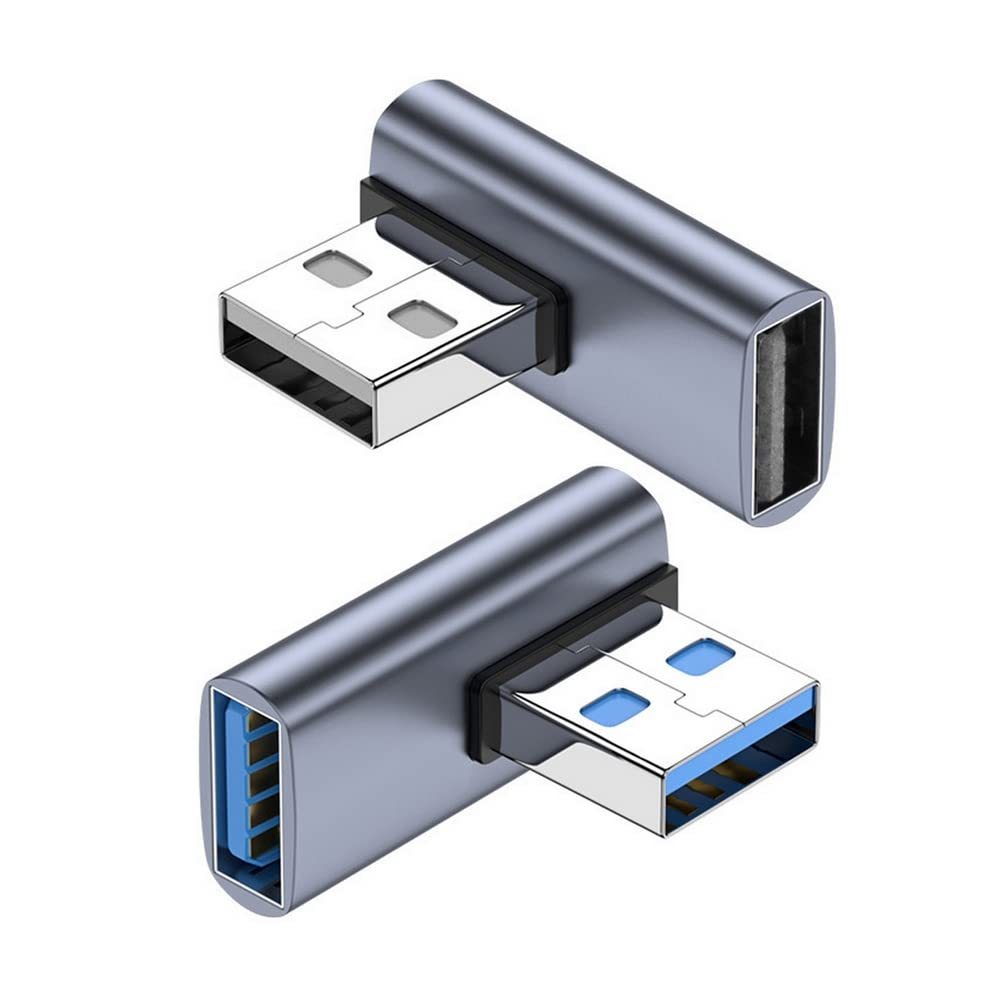 Adaptador de Extensión USB 3.0 Chenyang Negro de 90 Grados de Perfil Bajo