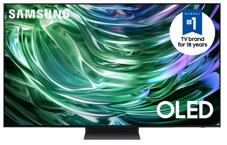 SAMSUNG Pantalla de 65 Pulgadas Clase S90D Serie OLED Smart TV con Resolucion de 4K UHD, HDR+, Motion Xcelerator, SmartThings Integrado y Modo Audio 360 (QN65S90DDFXZA)