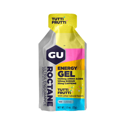 GU Energy Roctane Ultra Endurance Energy Gel, Tutti Frutti, 24-Count