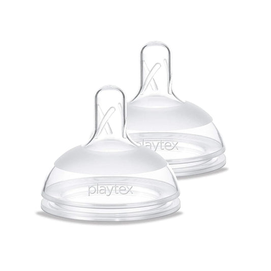 Playtex Tetina Natural Latch Flujo Rápido, Paquete de 2 Piezas
