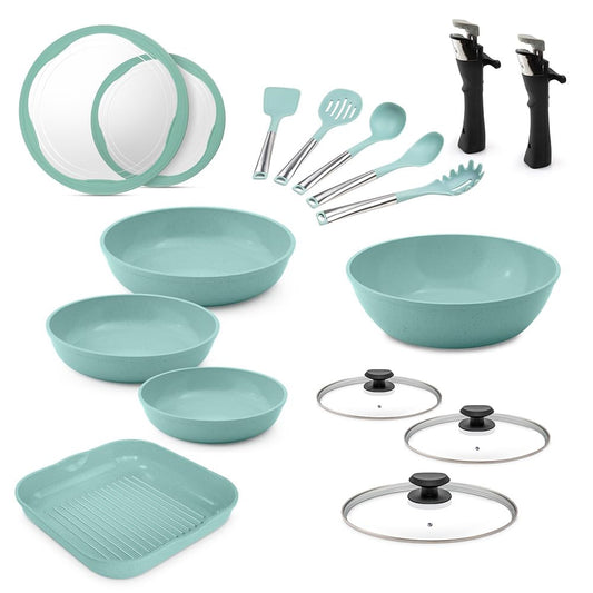 JADECOOK Smart +plus 17 Pzs Batería De Cocina + Utensilios
