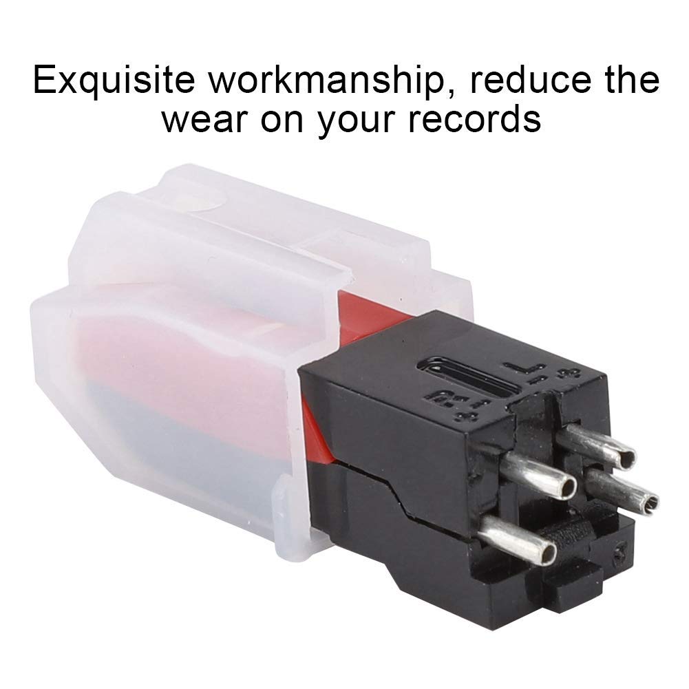 Fosa Aguja para Tocadiscos, reemplazo de lápiz óptico para Tocadiscos de Vinilo de Cristal Q3, Accesorio de Placa giratoria USB para Reproductor de Vinilo LP, magnético, fonógrafo
