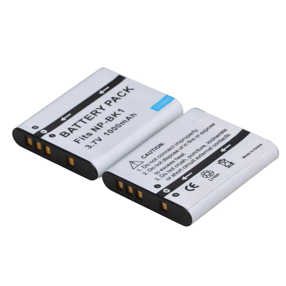 Paquete de Baterías y Cargador USB LED Tectra NP-BK1 para Sony Cybershot
