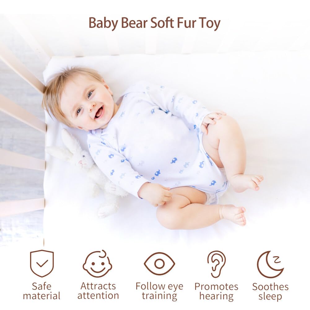 Decoración de cuarto de bebé, móvil para cuna – oso móvil boho decoración de guardería – móvil para moisés – colgante para guardería y techo