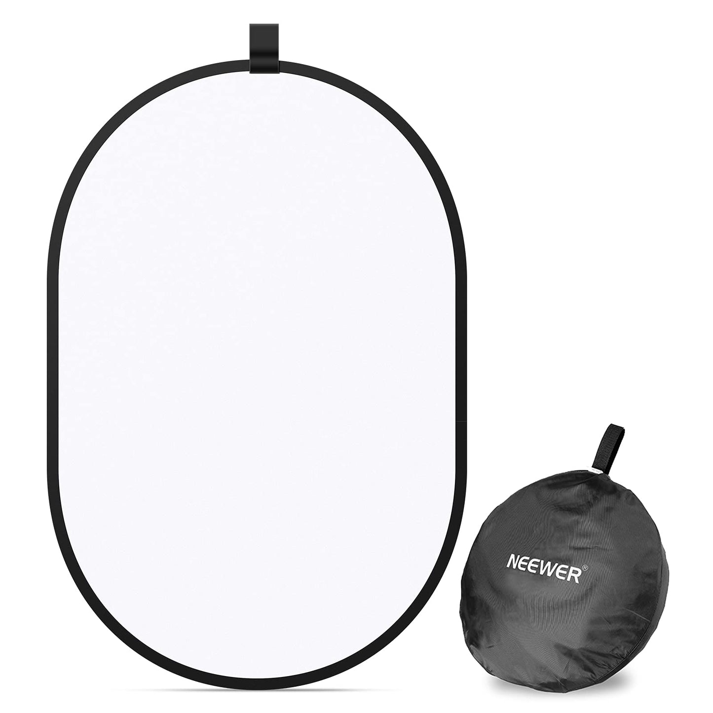 NEEWER Difusor Reflector Iluminación Disco Salir de Pronto Plegable Fotografía Estudio con Bolso Transporte para Estudio y Retrato, Fotografía de Producto, Video Filmación(60 x 90 Centímetros)