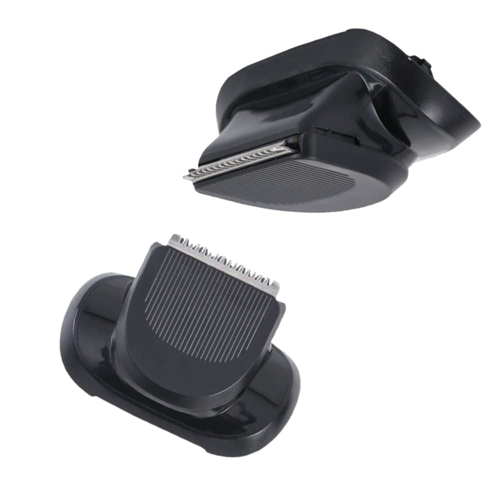 Cabezal de cortadora de barba compatible con 5 piezas de accesorios de corte de peine para Braun Series 5, 6 y 7, 5018s, 5020s, 6075cc, 7071cc, 7075cc, 7085cc, 7020s, 5050cs, 6020s, 6072cc, 7027cs