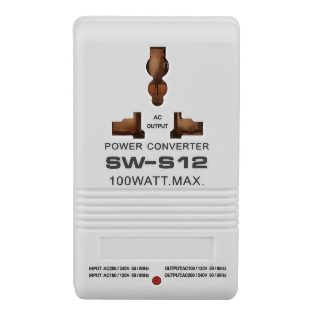 Adaptador del convertidor de voltaje 100W 110V / 120V a 220V / 240V Concentrador inversor de subida y bajada 55-60 HZ (enchufe estándar CN)