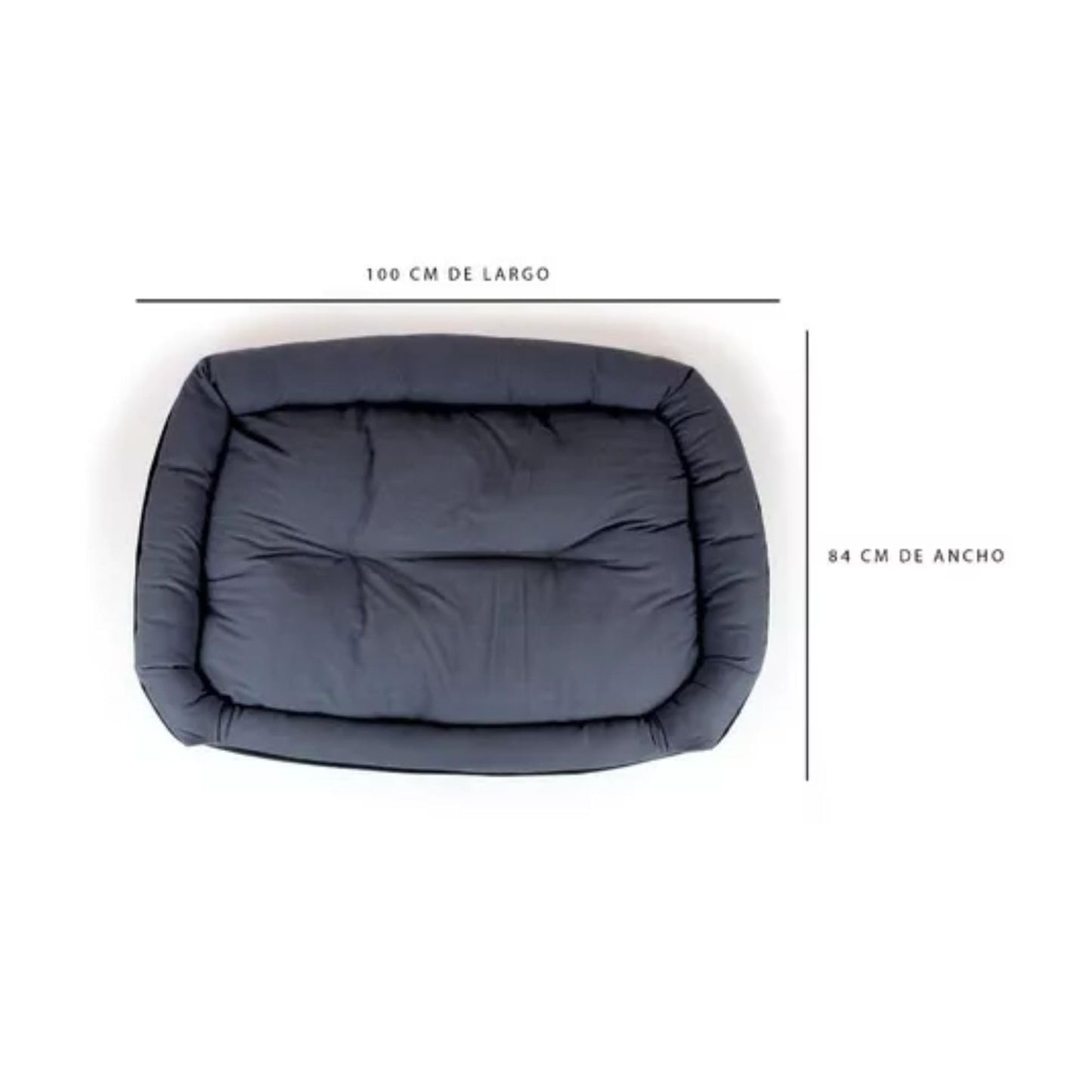 Cama para Perro Hills Negra Gris Confortable Resistente X-Large