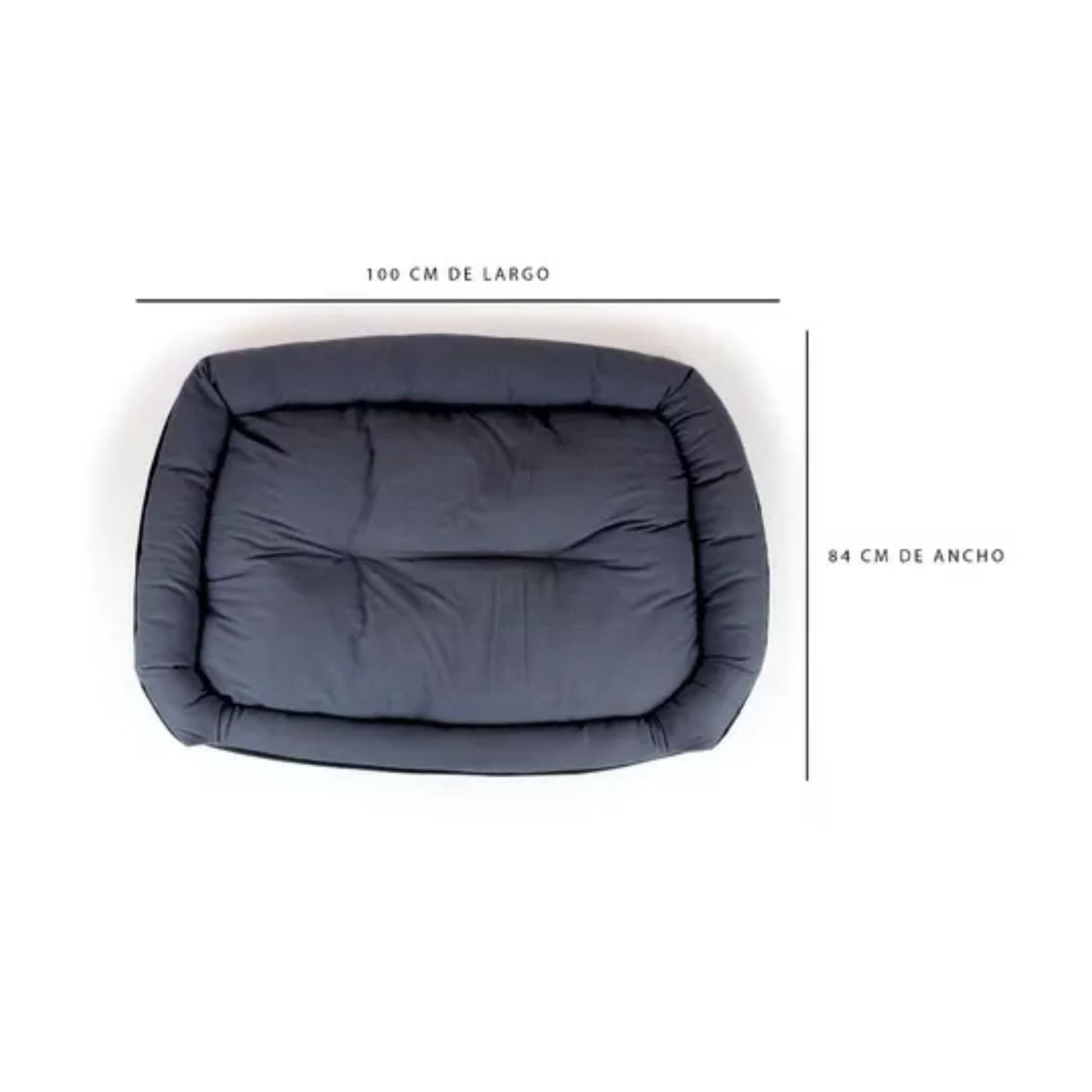 Cama para Perro Hills Negra Gris Confortable Resistente X-Large