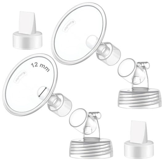 Juego de Embudos MyFit Maymom 12 mm con Válvula tipo Pato compatible S1 y S2 Spectra