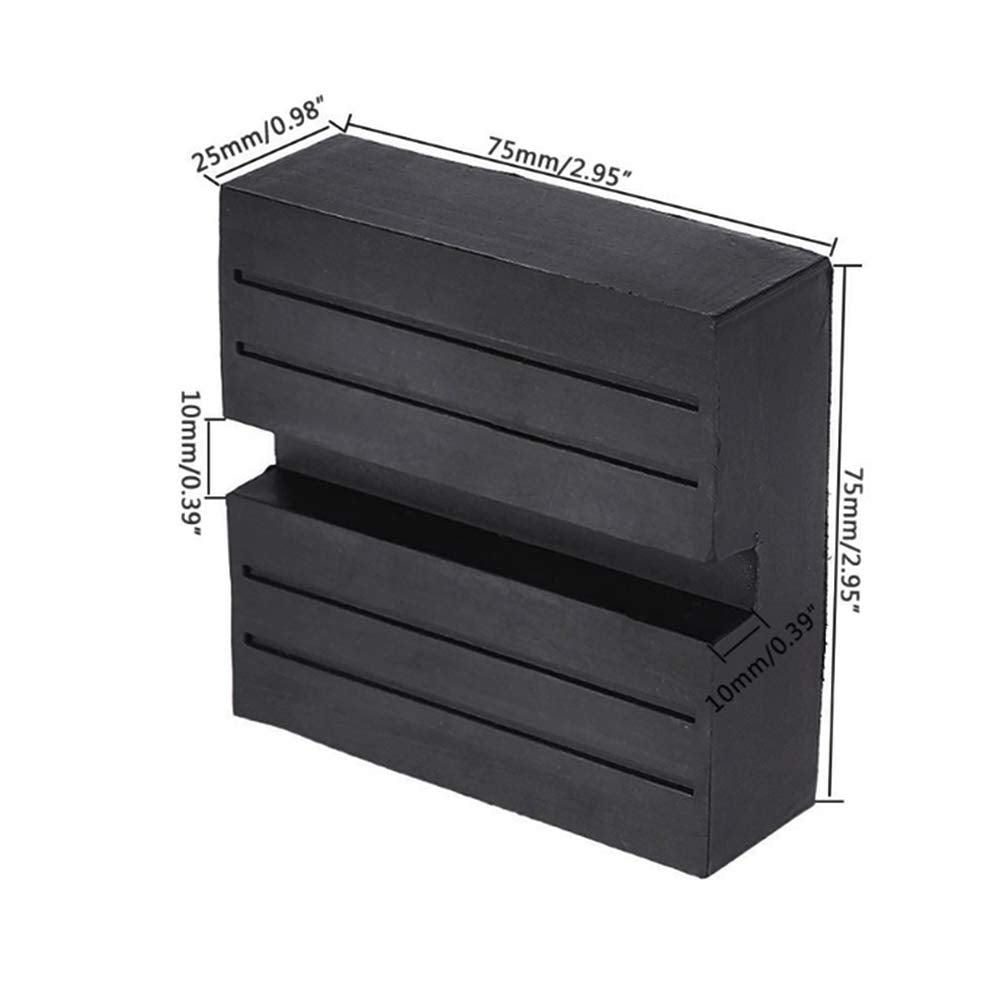Junhom - Soporte universal de goma para gato de coche (4 unidades)