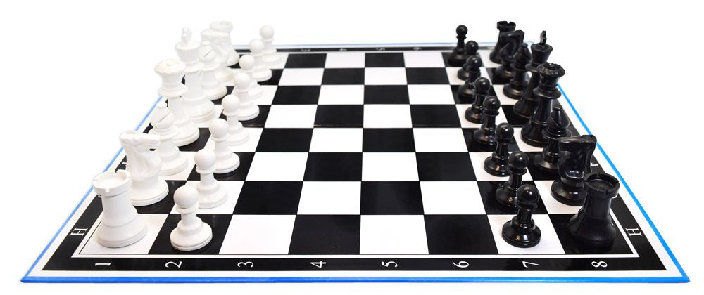 Juego de Mesa Ajedrez Profesional Novelty Corp en Blanco para Mejora de Agilidad Mental