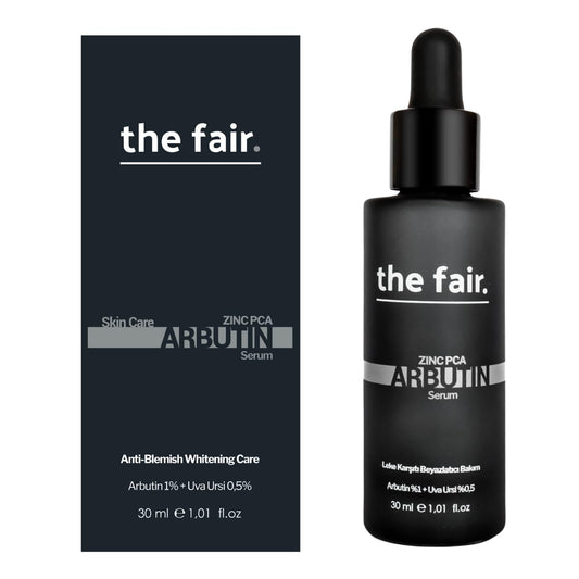 The Fair Suero Facial Anti Manchas con Alfa Arbutina 30ML, Iluminador, Hidratante, Mejora el Tono de la Piel, Combate Imperfecciones y Manchas de Embarazo, Acné, Sol y Edad