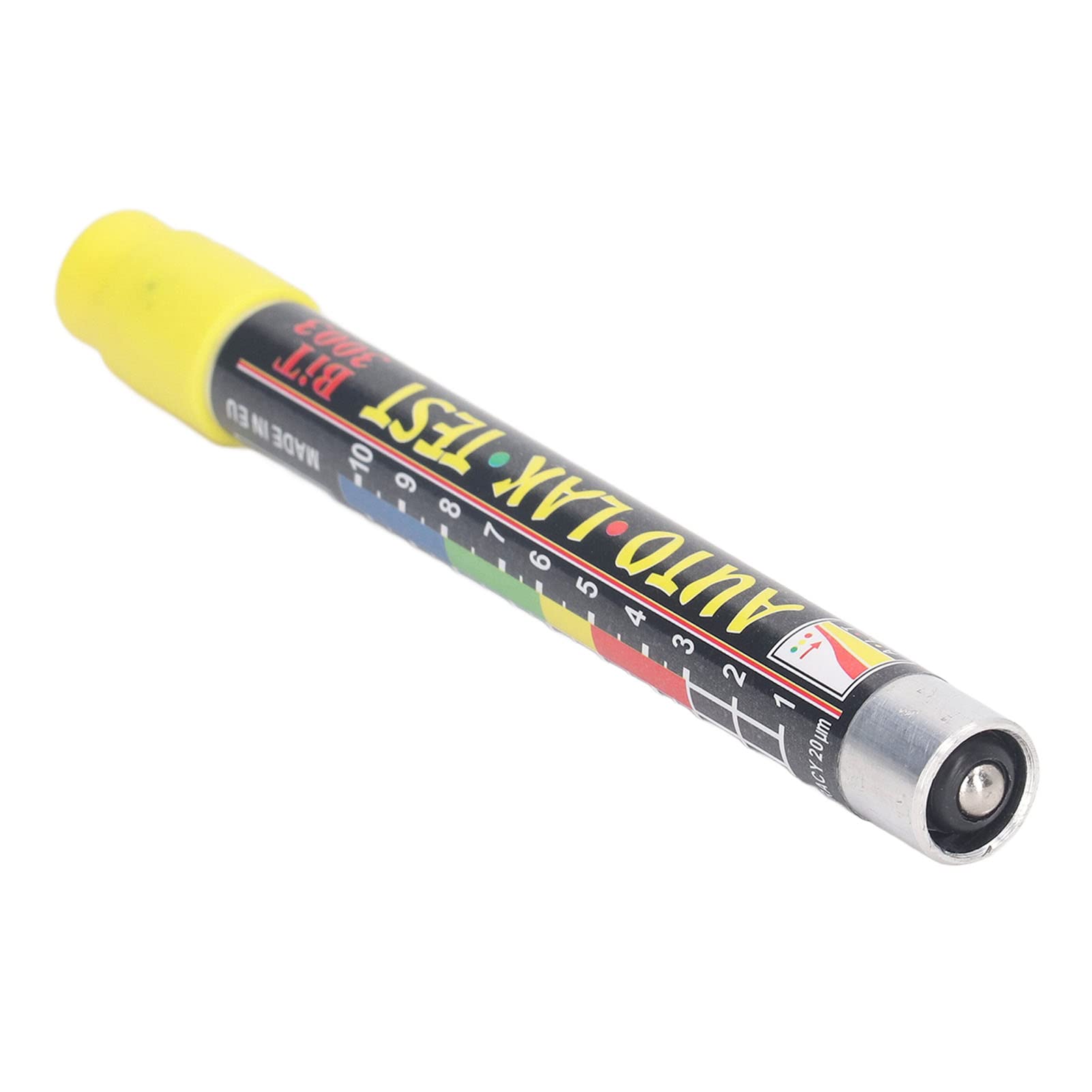 LiebeWH Probador de Espesor de Pintura Pluma de Prueba de Revestimiento de Coche Resistente al Agua Herramienta de Prueba de Pintura de Coche Punta Magnética para Automóvil, iqs8d7tomg