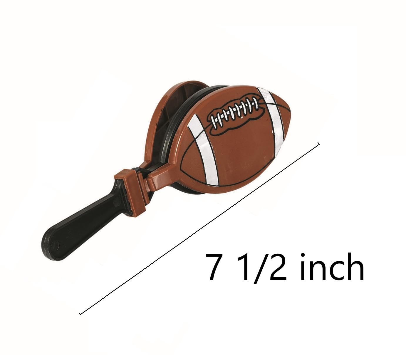 Lot de 12 Fútbol clappers Party Favors Juego Noisemaker Clacker by Fun Express