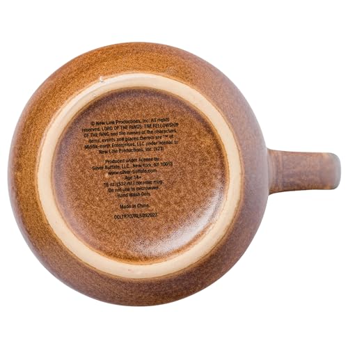 Taza de Cerámica Silver Buffalo Elven Text Alto Brillo 18 oz