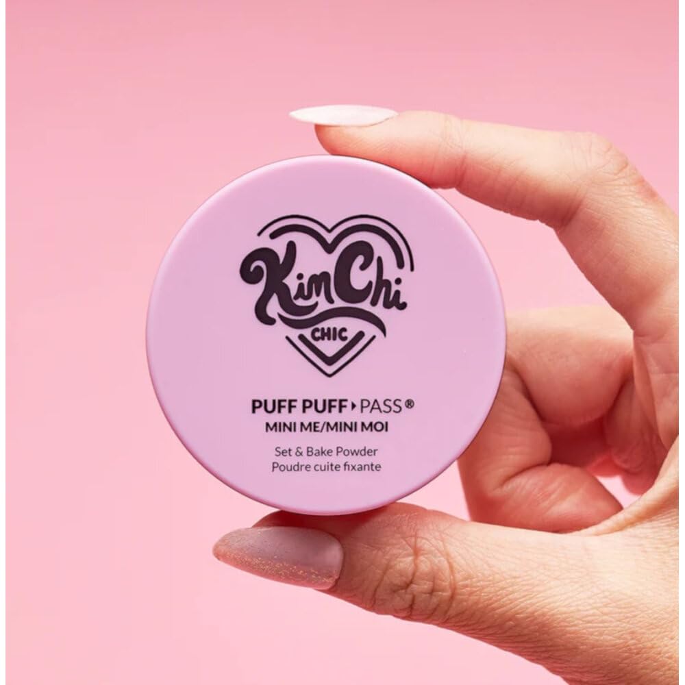 Kimchi Chic Puff Puff Pass Mini - Polvo Suelto Liviano, contiene Arroz y Vitamina E (Translucent)