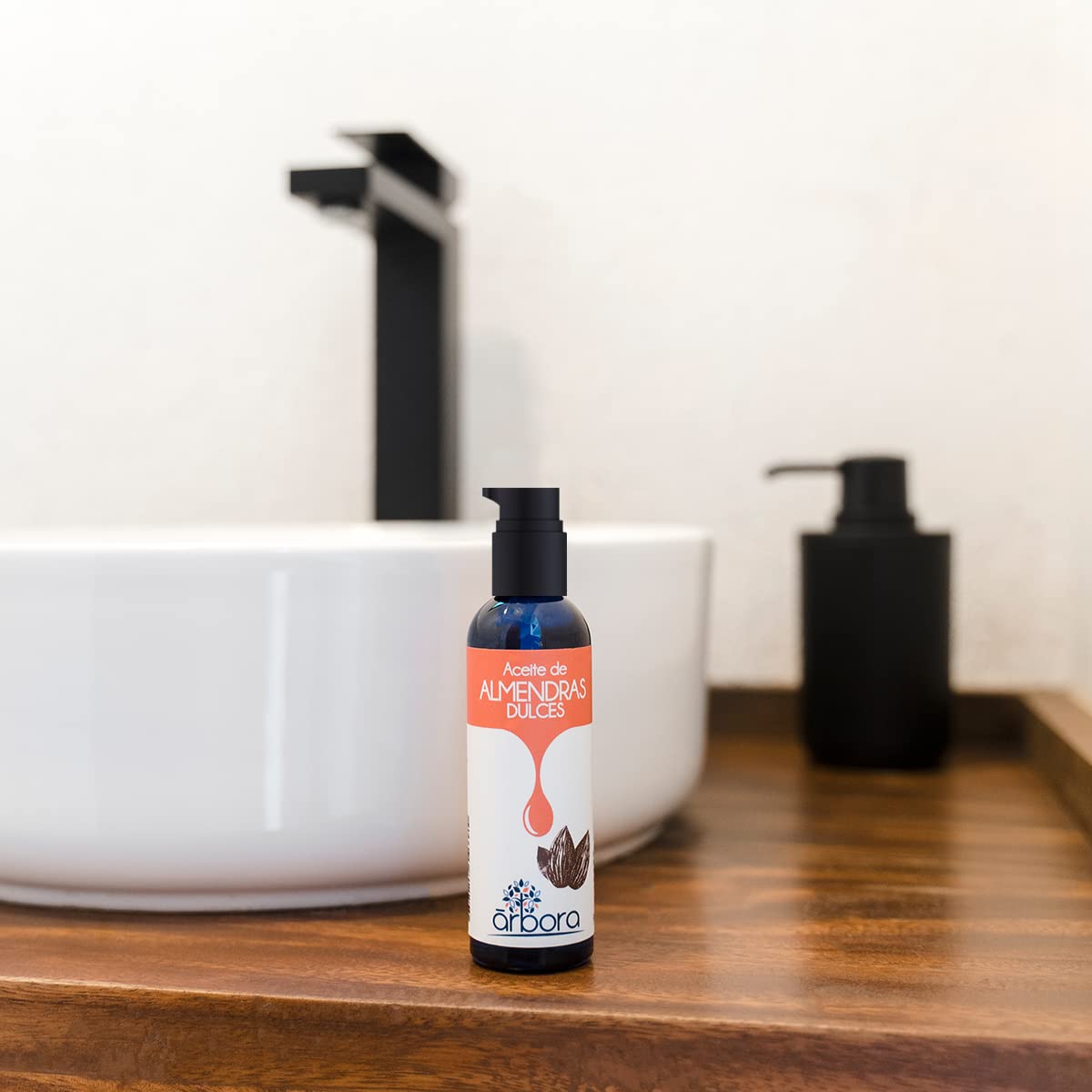 Árbora Kit Aceite de Almendras Dulces 90ml + Agua de Rosas con Aloe Vera y Vitamina C 125ml - Piel Radiante e Hidratación Profunda de Cabello y Uña