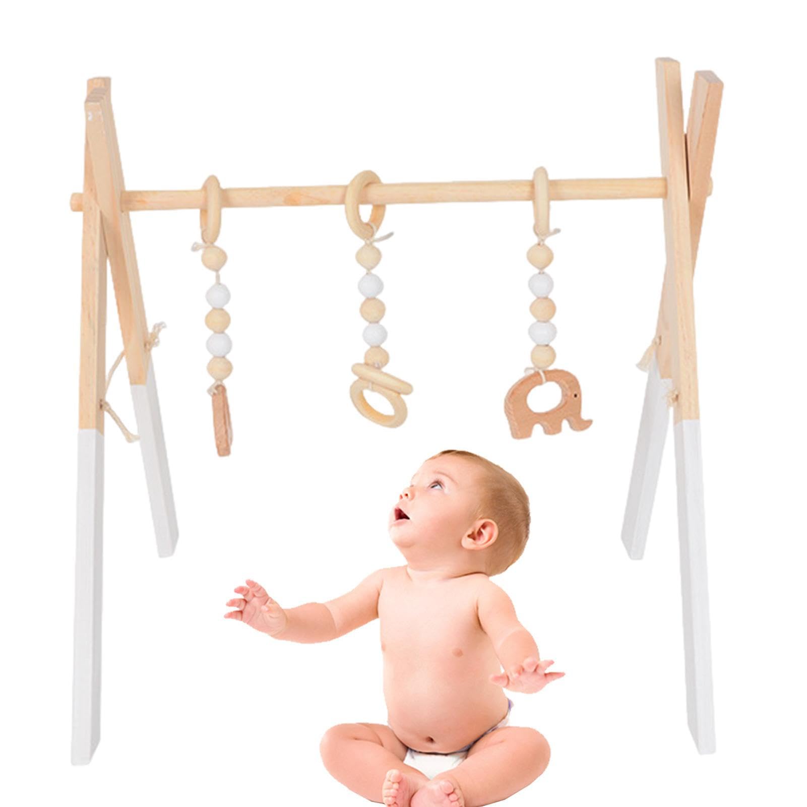 Gimnasio de Actividades Shakven Madera Plegable para Niños Pequeños