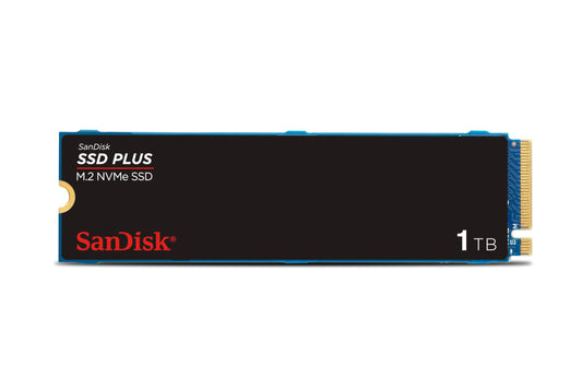 Unidad de Estado Sólido SanDisk 1TB SSD Plus M.2 NVMe Gen 3.0