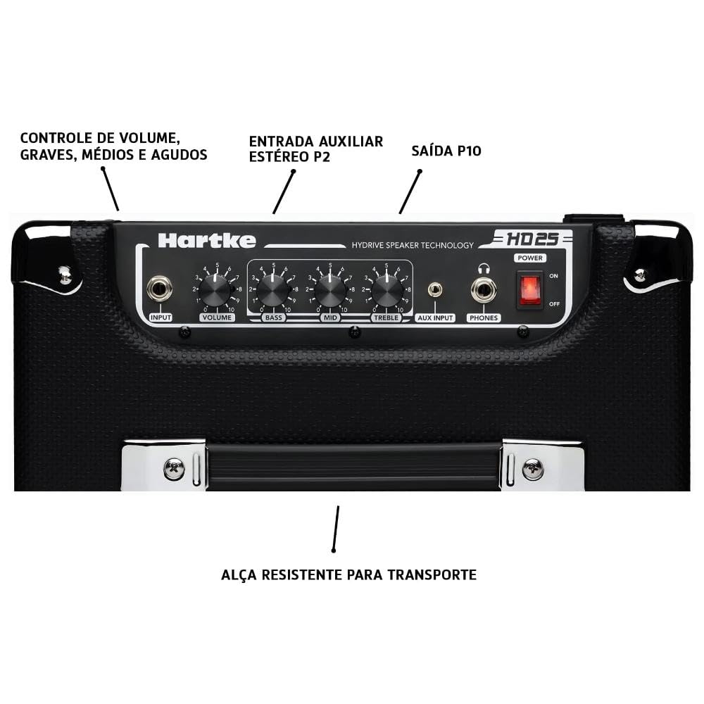 HD25 - COMBO PARA BAJO 25W, BOCINA DE 8" CARTON