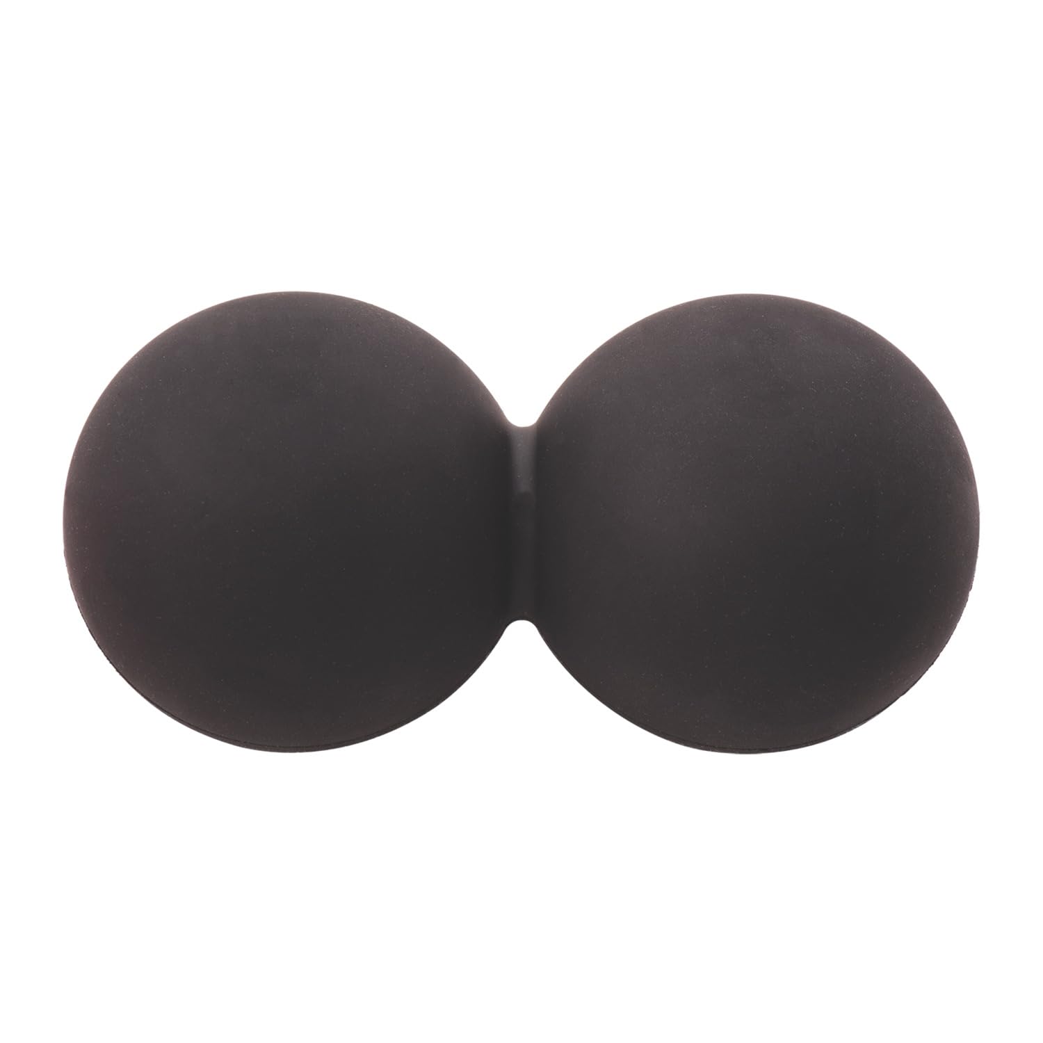 Champion Sports - Pelota de masaje de cacahuete, 2.5 pulgadas, goma negra, bolas de rodillo de tela profundo para mayor movilidad, alivio del punto de gatillo en los pies, espalda, cuello, hombros,