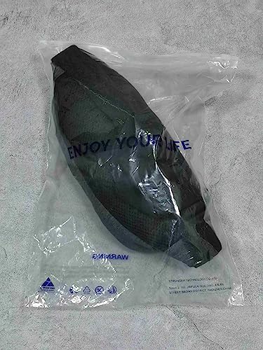 Riñonera WATERFLY Deportiva Negra Cinturón Extra Extendido para Marcha y Senderismo Mujer Hombre