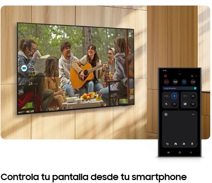 SAMSUNG Smart TV de 43" Pulgadas Clase Crystal U8000F Ultra HD 4K Tizen, Diseño MetalStream, HDR, PurColor, One UI Tizen (2025) - UN43U8000FBXZA